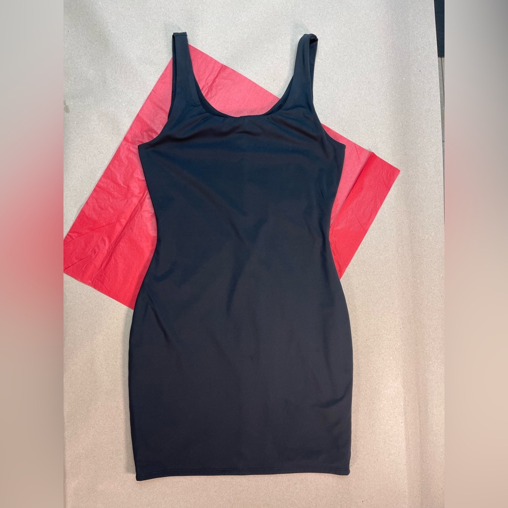 Express Black Body Contour Dress Little Black Dress